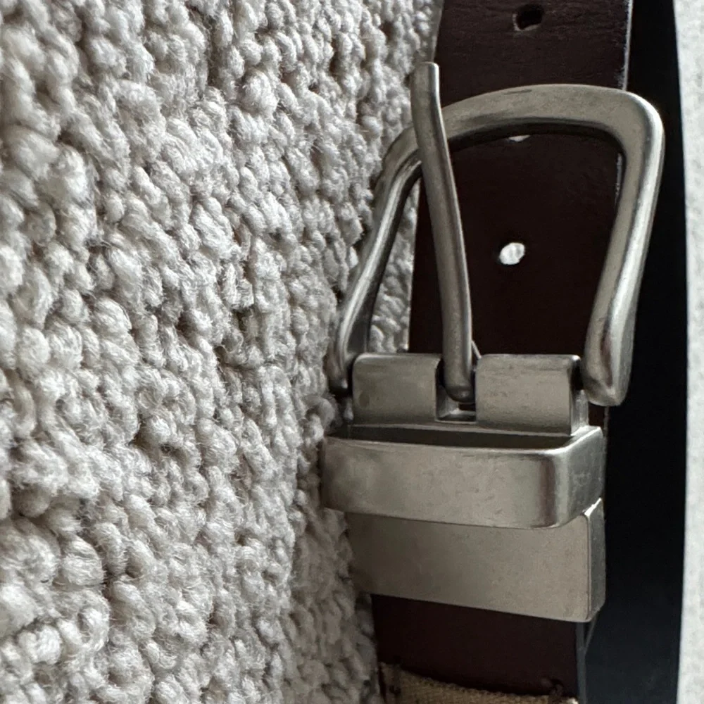 Levi Strauss boy's Brown Belt with Silver Buckle